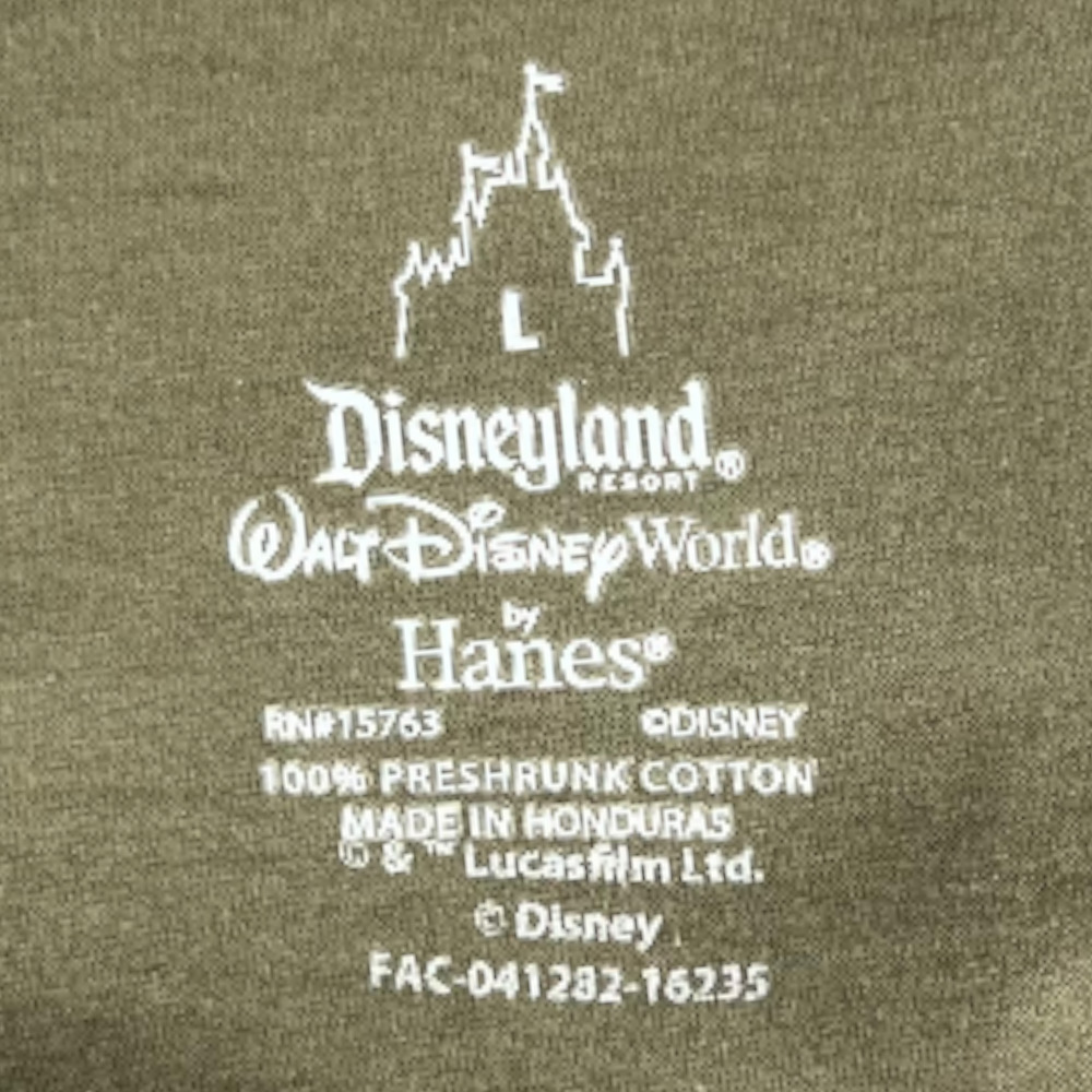 Disney Storm Trooper Pew Pew Mens T Shirt Large Army Green Disneyland Resort L - Picture 3 of 6